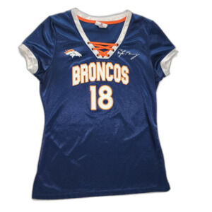 NFL Denver Broncos Peyton Manning #18 Football Jersey Size Small